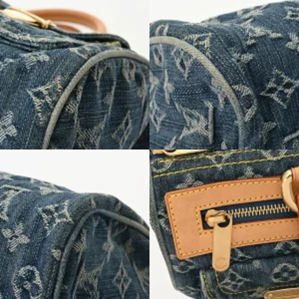Louis Vuitton Monogram Neo Speedy Blue Denim Handbag - Picture 7 of 7
